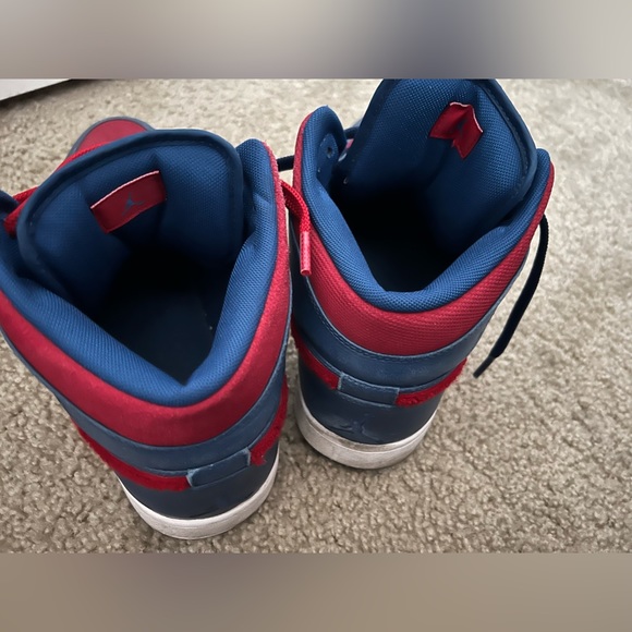 Worn Jordon One Rare color way blue and red - Picture 4 of 5